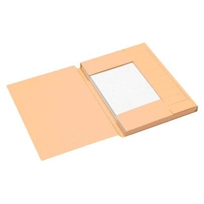 Jalema - File folder A4 3 flaps 100% recycled cardboard 250 gr chamois