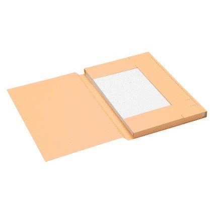 Jalema -  Dossiermap folio 3 klep 100% gerecycled karton 250 gr chamois | 25 stuks
