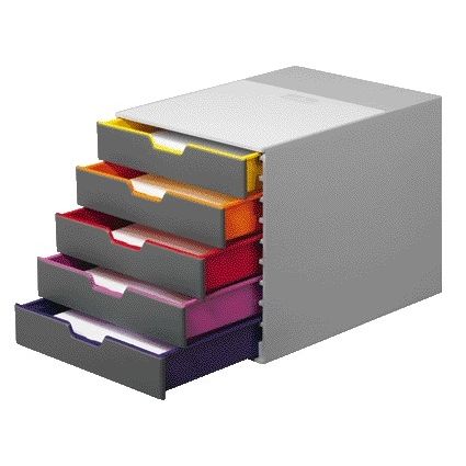 Durable -  Ladenbox  varicolor 5 laden grijs