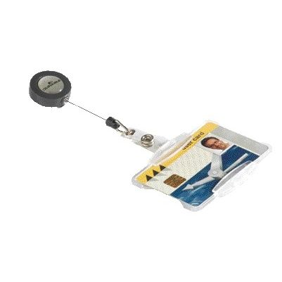 Resistente: meccanismo avvolgibile 8011 54x85mm con portacarte aperto