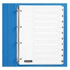 Quantore - Schede 4 fori 1-10 numerate in cartoncino bianco | 25 pezzi