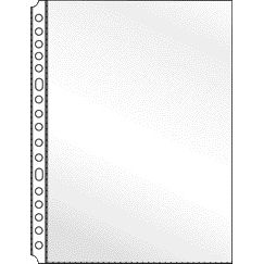 Kangaro - Show bag 17-hole A5 PP 0.12mm smooth 10 pieces