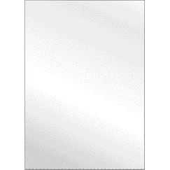 Kangaro - Insert folder U-model A2 0.18mm PVC transparent 5 pieces