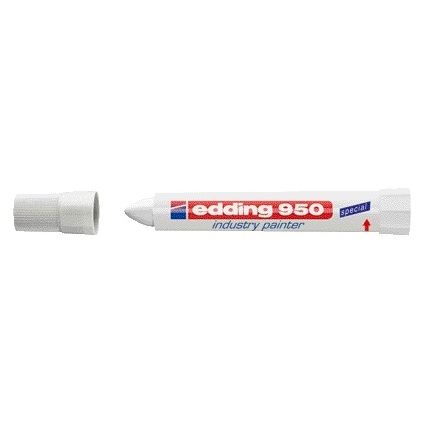 Edding -  Viltstift  950 pastamarker industry rond 10mm wit