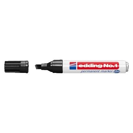 Edding - Pennarello 1 diagonale 1-5mm nero