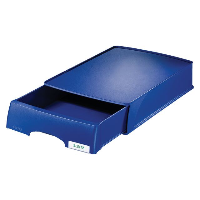 Leitz - Brievenbak 5210 Plus blauw met lade