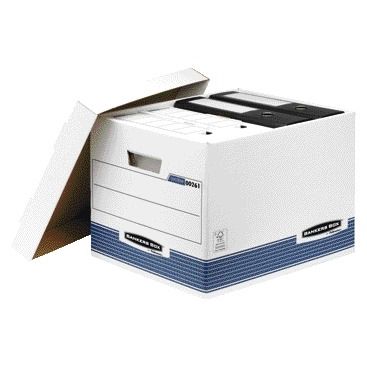 Bankers Box -  Archiefdoos System standaard wit blauw