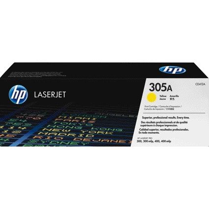 HP - Cartouche toner ce412a 305a jaune