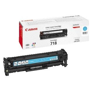Canon - Cartuccia toner 718 blu