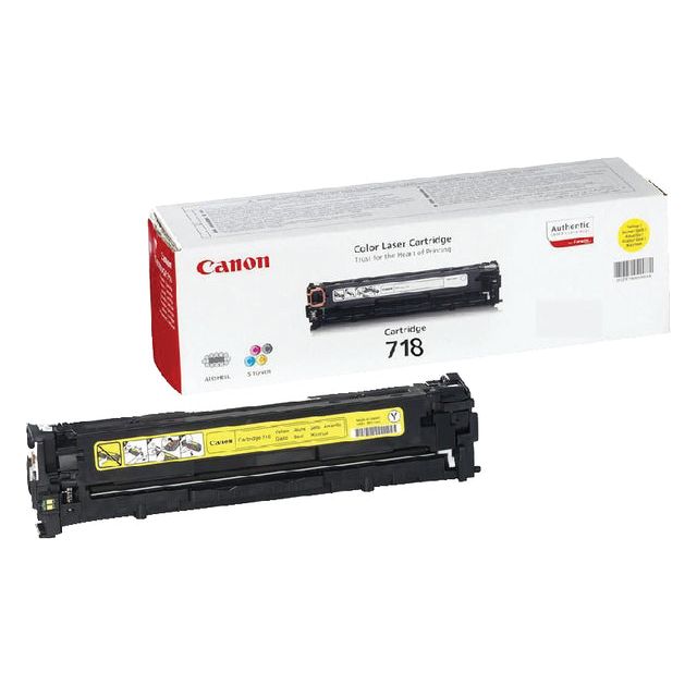 Canon - Tonercartridge Canon 718 Gelb