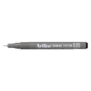 Artline -  Fineliner  technisch 0.05mm zwart