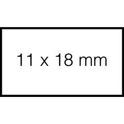 Sato - Price label 10x18mm PB1 removable white | 50 pieces