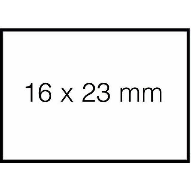 SATO - Étiquette de prix 16x23mm Duo 20 blanc permanent | Ompoot une pièce de 50 Roly X 1500