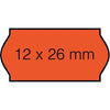 SATO - Étiquette de prix 12x26mm Samark Permanent Flr Red | Ompoot une pièce de 36 ROL X 1500