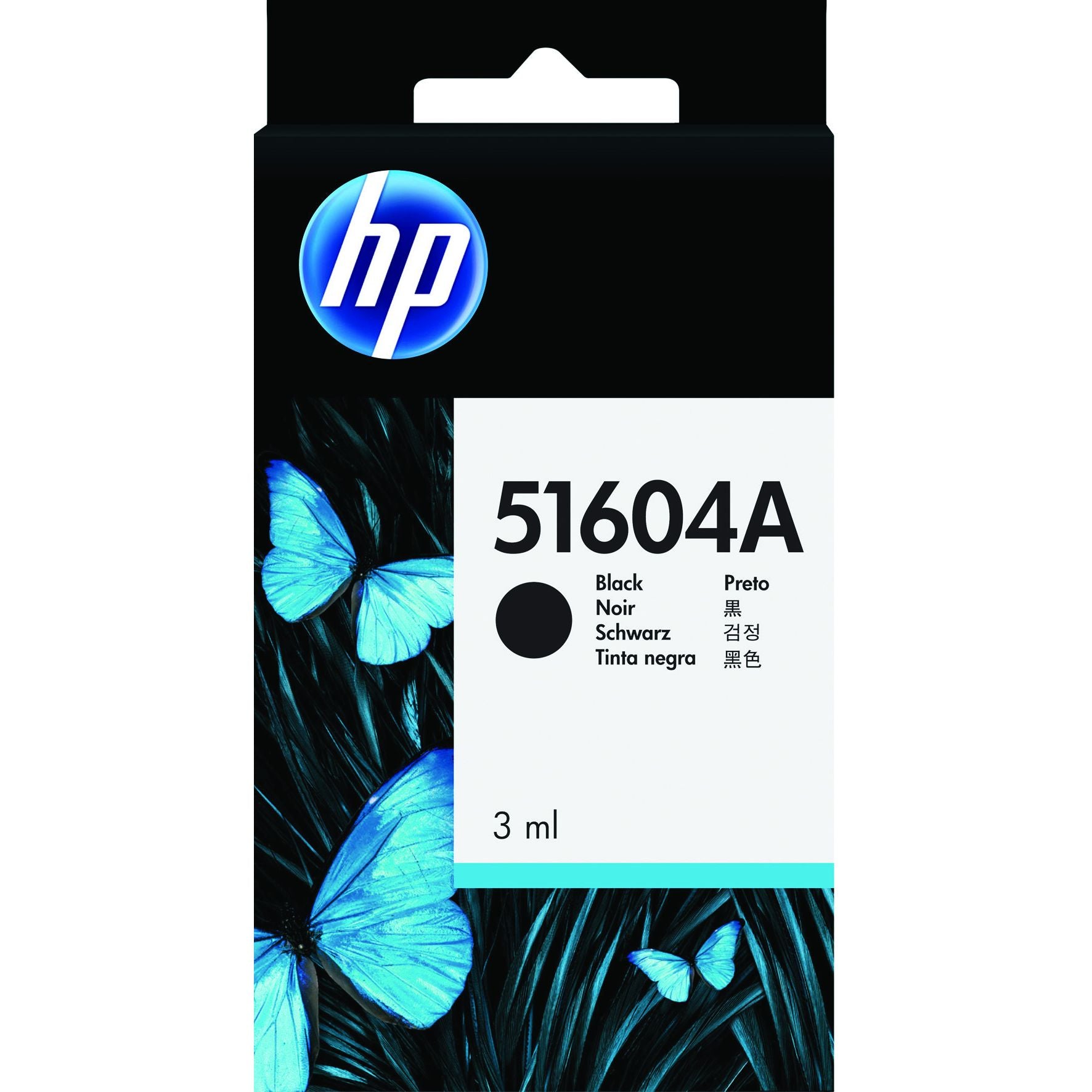 HP -  zwarte inktcartridge, gewoon papier