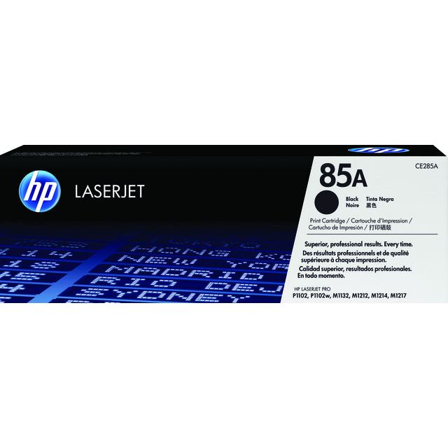 HP - toner 85A, 1 600 pagina's, OEM CE285A, zwart