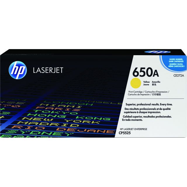 HP - Tonercartridge HP CE272A 650A Yellow | 1 Stück