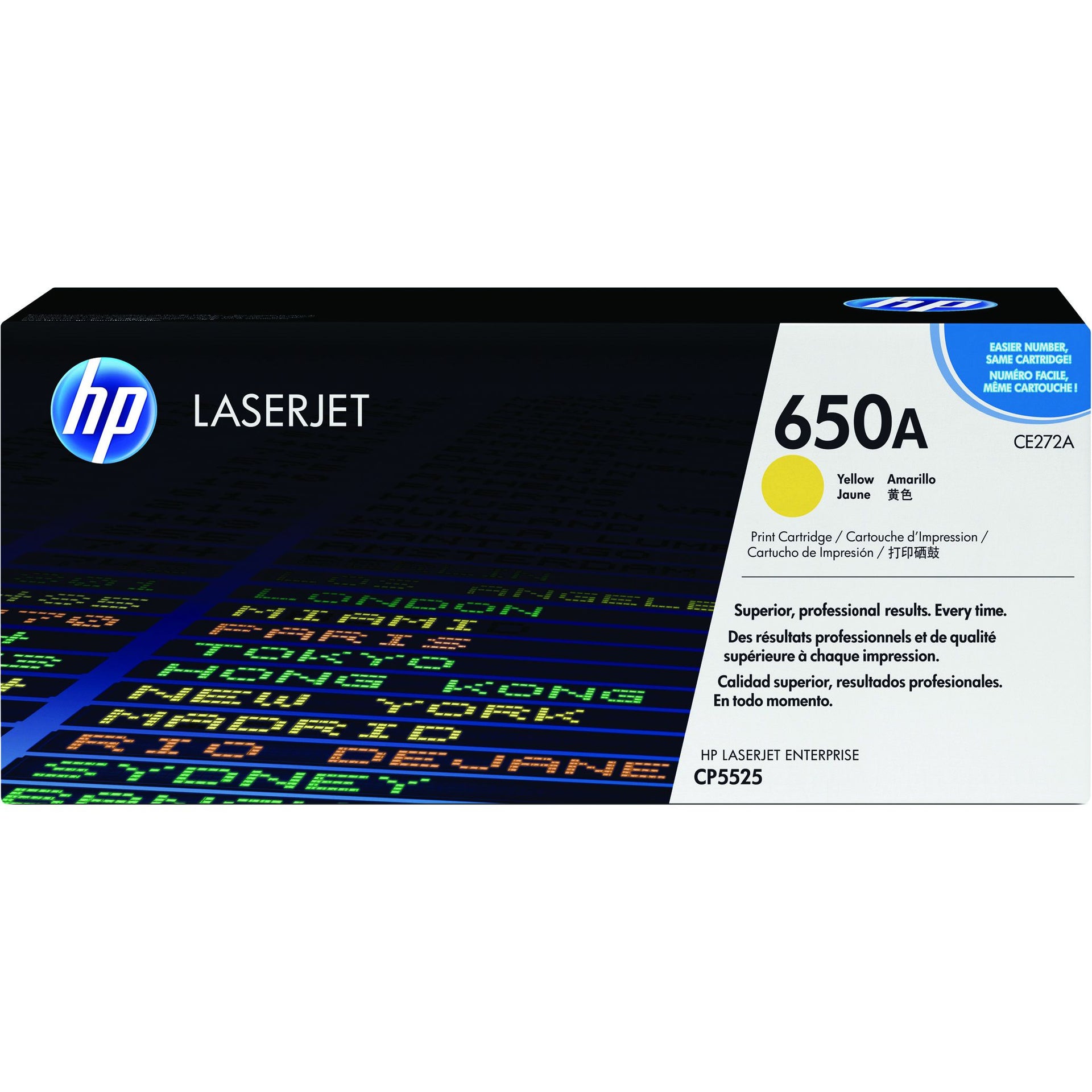 HP -  650A originele gele LaserJet tonercartridge