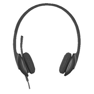 Logitech -  Headset  h340 on ear usb zwart