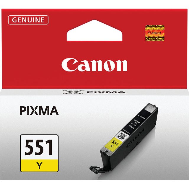 Canon - Inkcartridge Canon CLI -551 Gelb | 1 Stück