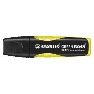 STABILO - Textmarker GREEN BOSS 6070/24 gelb