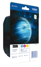 Brother -  LC1280XLRBWBP inktcartridge 3 stuk(s) Origineel Cyaan, Magenta, Geel
