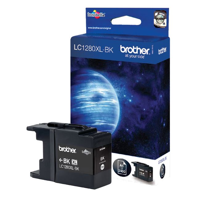 Brother - inktcartridge, 2.400 pagina's, OEM LC-1280XLBK, zwart