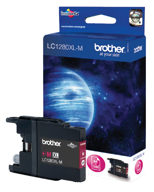 Bruder - Inkcartridge Bruder lc -1280xlm rot | 1 Stück | 5 Stücke