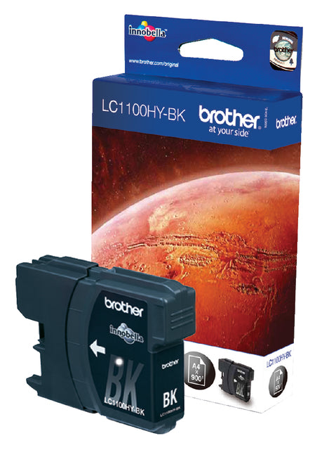 Bruder - Inkcartridge Bruder LC -1100HyBK Schwarz | 1 Stück | 5 Stücke