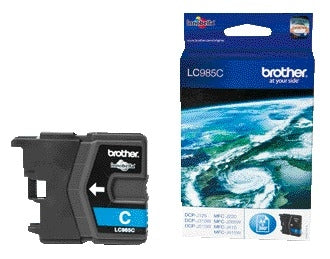 Brother - Cartouche d'encre LC-985C bleue | 5 pièces