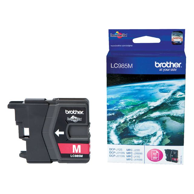 Brother - inktcartridge, 260 pagina's, OEM LC-985M, magenta