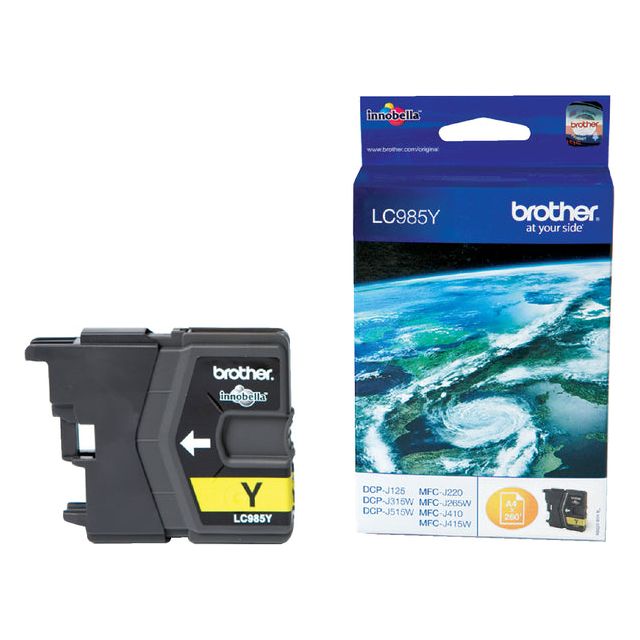 Brother - inktcartridge, 260 pagina's, OEM LC-985Y, geel