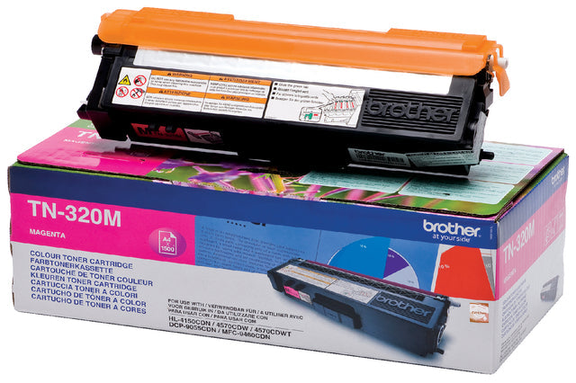 Brother - toner, 1.500 pagina's, OEM TN320M, magenta