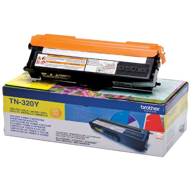 Brother - Toner, 1.500 pagina's, OEM TN-320Y, geel