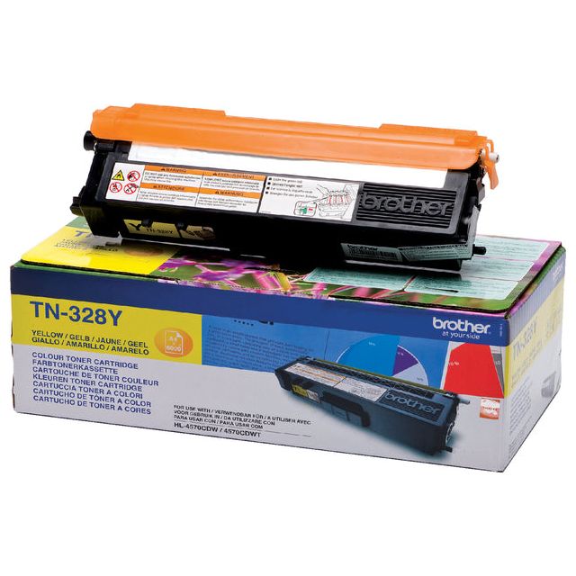 Brother - Toner  tn-328y geel