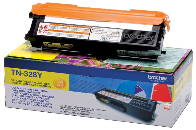 Brother - Toner brother tn-328y geel