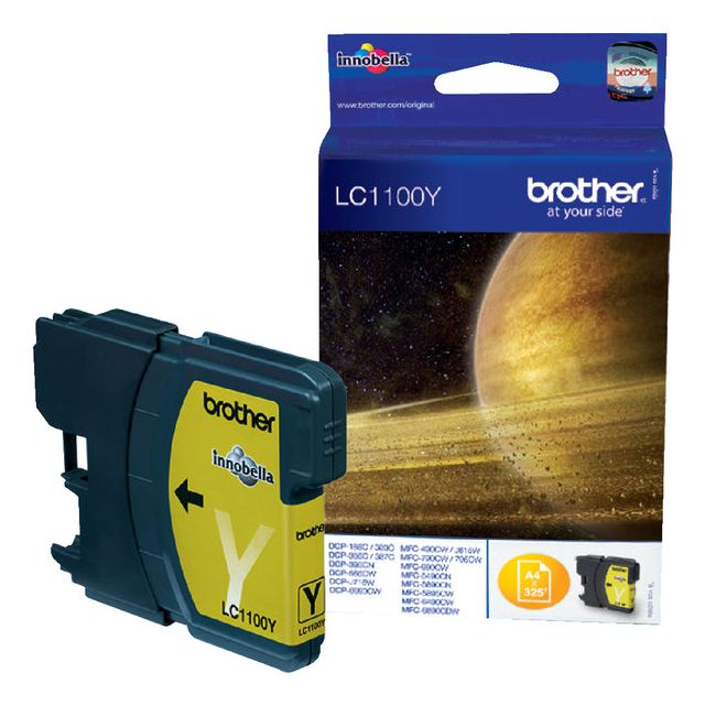 Bruder - Inkcartridge Bruder LC -1100y Geel | 5 Stücke