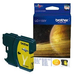 Brother - Cartucho de tinta LC-1100Y amarillo | 5 piezas