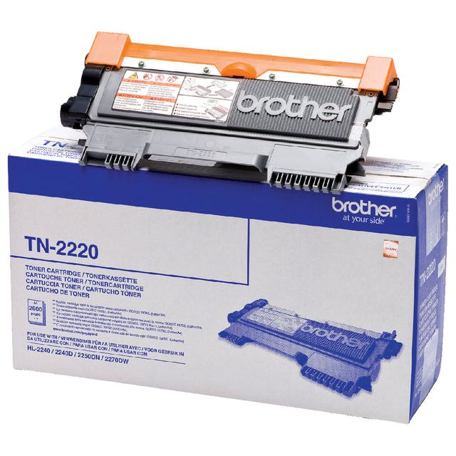 Bruder - Toner, 2.600 Seiten, OEM TN -2220, Schwarz