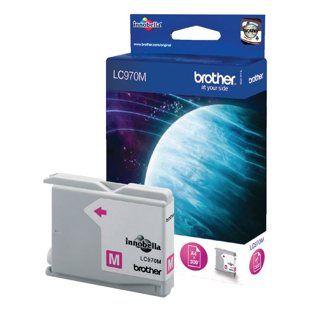 Brother - inktcartridge, 300 pagina's, OEM LC-970M, magenta