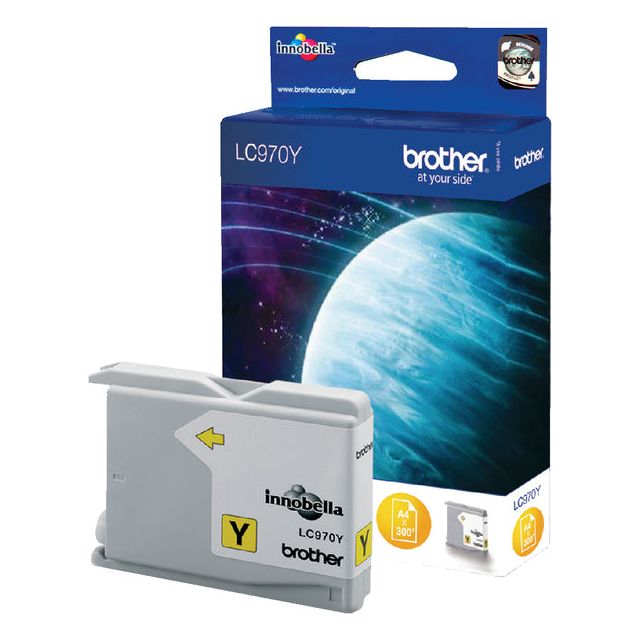 Bruder - Inkcartridge Bruder LC -970y Geel | 1 Stück