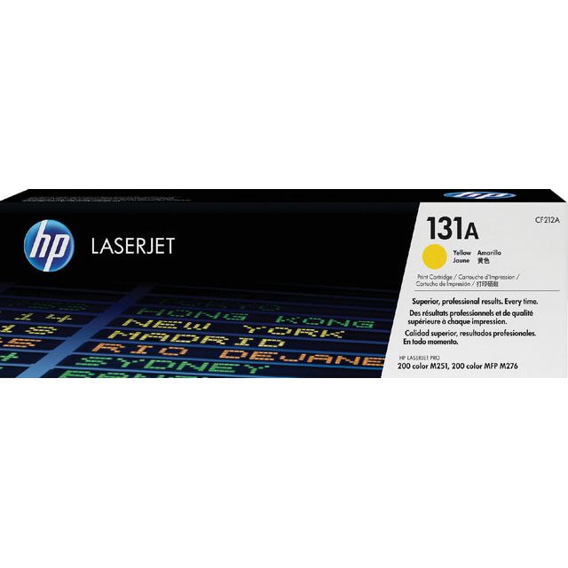 HP - toner 131A, 1 800 pagina's, OEM CF212A, geel