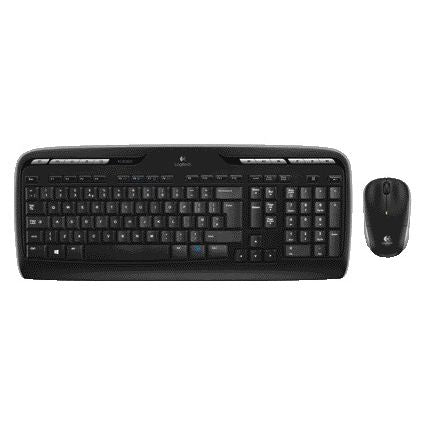 Logitech -  Toetsenbord  mk330 qwerty muis drl zwart