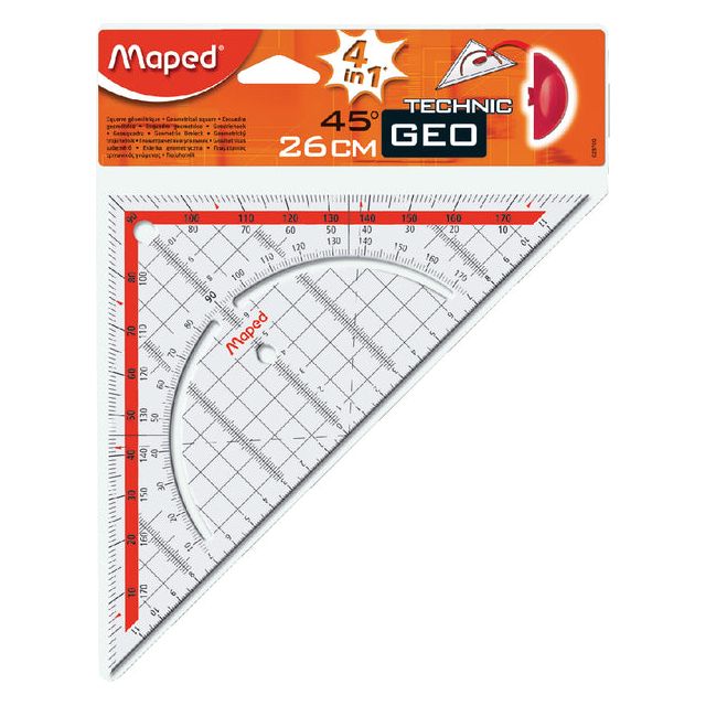 Zugeordnet - Geo -Dreieck geometrisch geometrisch 26cm | 1 Stück