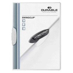 Durable -  Klemmap  swingclip 30v wt | 25 stuks