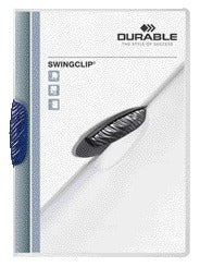 Durable - Carpeta con clip Swingclip 30 hojas azul