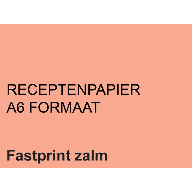 Fastprint - Receptpapier A6 80gr zalm 2000vel