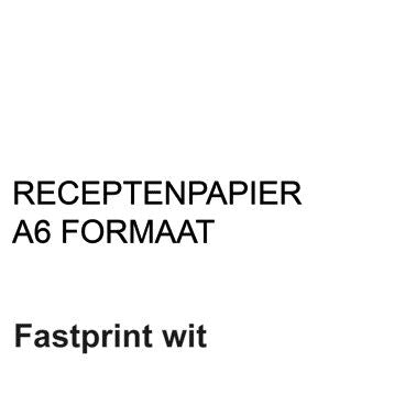 Fastprint - Papel recetario A6 80gr blanco 2000 hojas