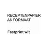 Fastprint - Receptpapier A6 80gr wit 2000vel