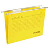 Quantore - Hanging folder Djois A4 frontal recycled U-bottom yellow | 25 pieces